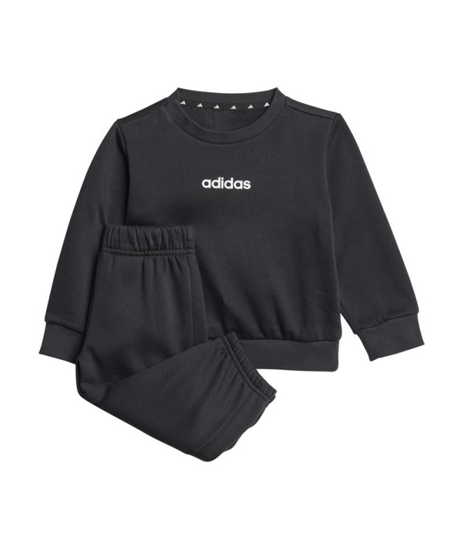 Survêtement adidas I Lin Fl Jog Bébés Noir/Blanc