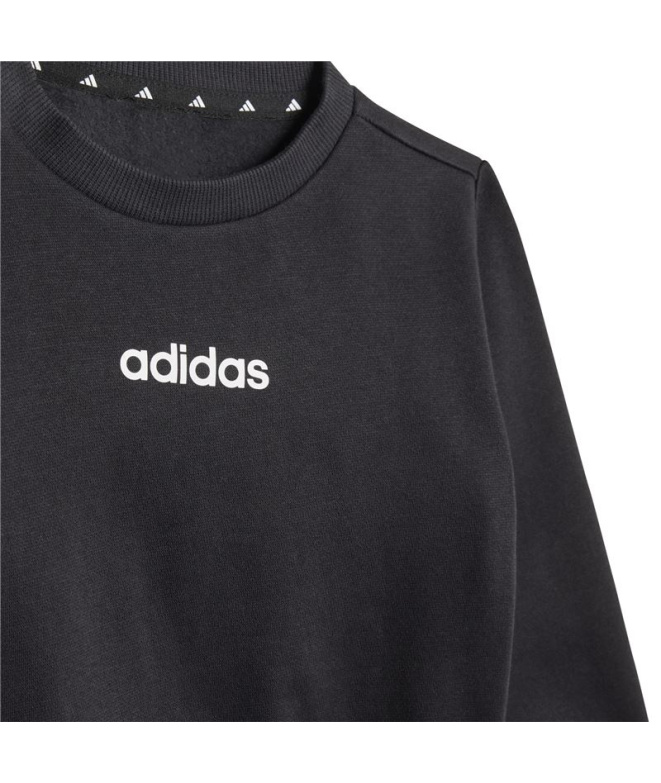 Survêtement adidas I Lin Fl Jog Bébés Noir/Blanc