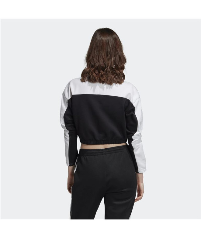 Camiseta adidas Cropped negro Mujer