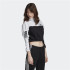 T-shirt adidas Coupe courte noire Femme