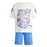 Conjunto Infantil adidas Marvel Avengers branco/azul