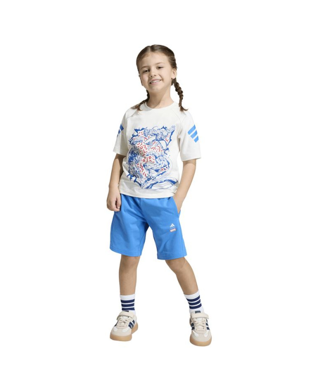 Ensemble Enfant adidas Marvel Avengers blanc/bleu