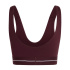 Brassiere de sport Fitness adidas Hyg LS Femme couleur bordeaux