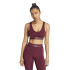 Sujetador Deportivo de Fitness adidas Q1 Hyg Ls Bra Mujer Granate