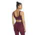 Brassiere de sport Fitness adidas Hyg LS Femme couleur bordeaux