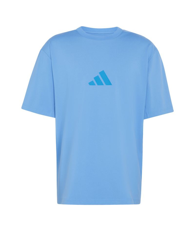 T-shirt bleu adidas ZNE Lo Homme