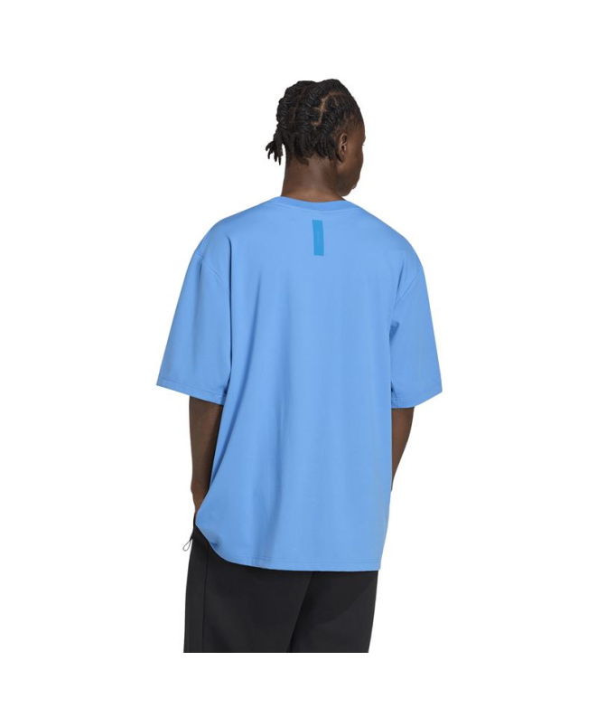 T-shirt bleu adidas ZNE Lo Homme