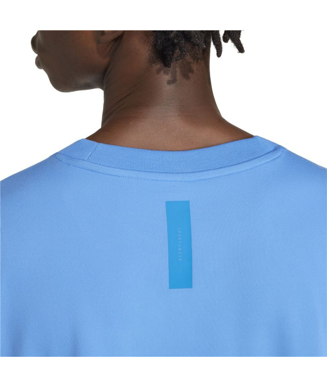 T-shirt bleu adidas ZNE Lo Homme
