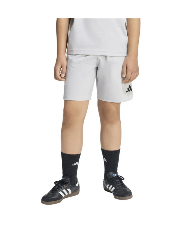 Pantalons Football adidas TT Enfant , gris/noir