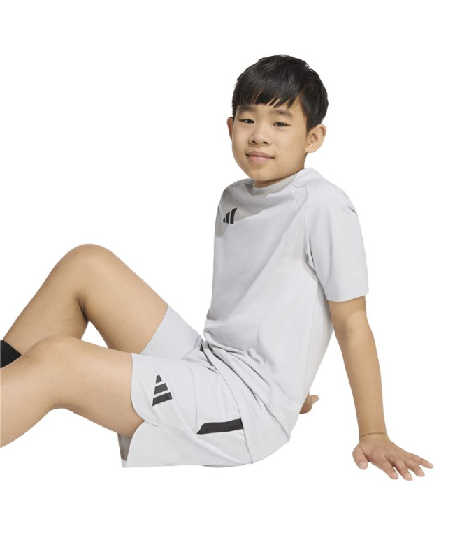 Pantalons Football adidas TT Enfant , gris/noir