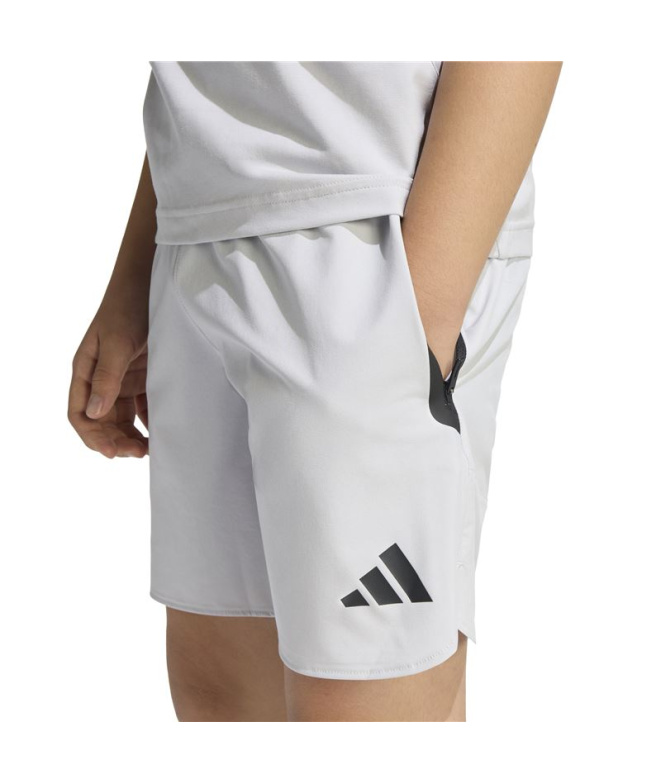 Pantalons Football adidas TT Enfant , gris/noir