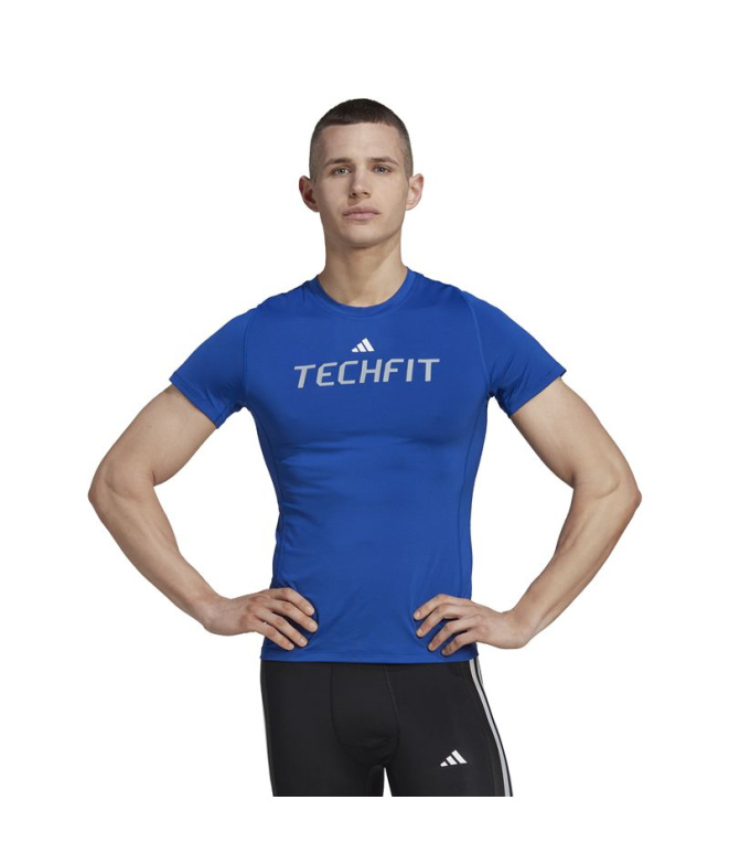 Camiseta Homem adidas Techfit Graphic fitness BL