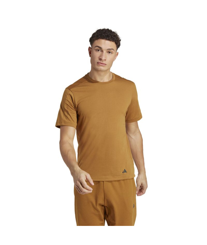 T-shirt Fitness adidas Yoga Base Orange pour Homme