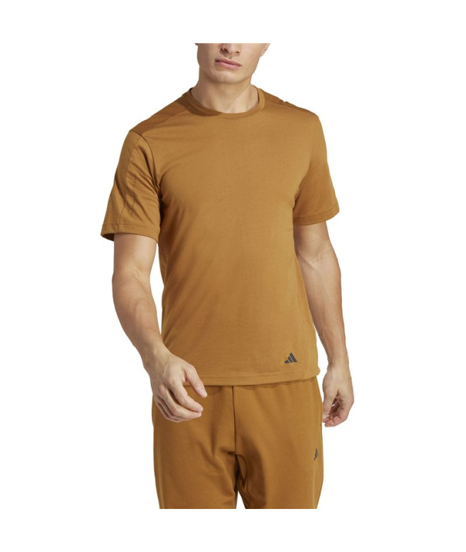 T-shirt Fitness adidas Yoga Base Orange pour Homme