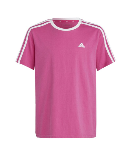 Camiseta adidas Essentials Cotton Rosa Niña