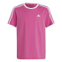 T-shirt rose en coton adidas Essentials Fille