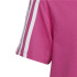 Camiseta rosa de algodão adidas Essentials Menina