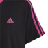 Camiseta adidas Essentials de algodão preta Menina