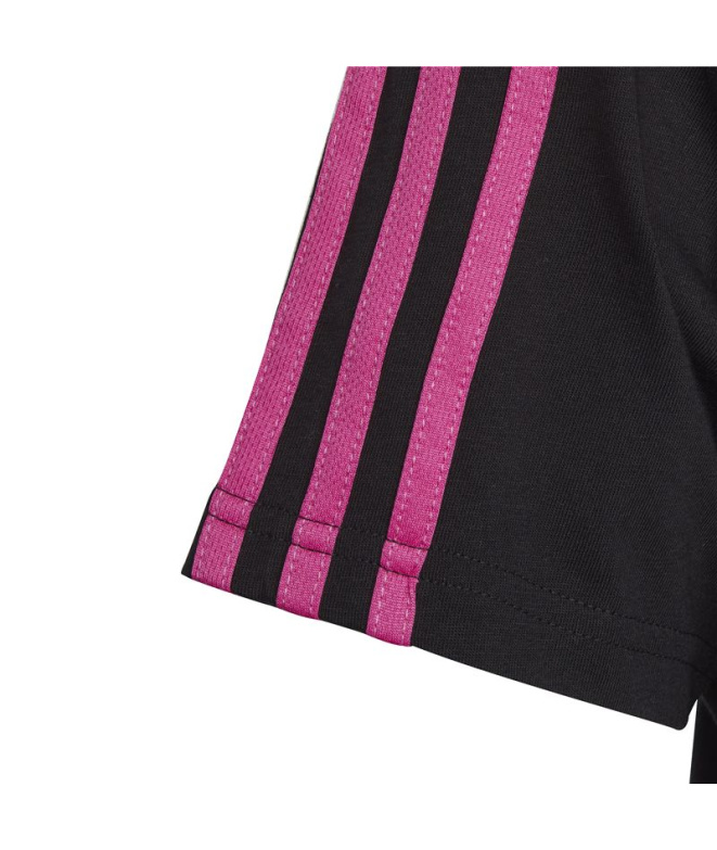 Camiseta adidas Essentials Cotton Negro Niña