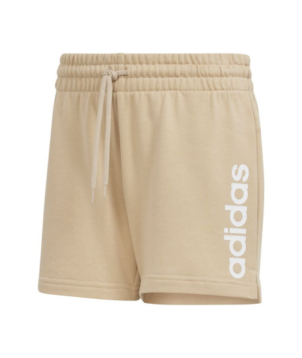 Pantalón adidas Linear Ft Short Mujer Beige