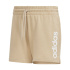 Calça Mulher adidas Linear Ft Short bege