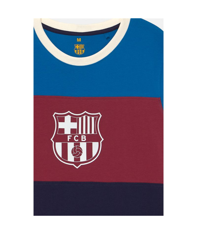 Camiseta FCBarcelona Tricolor Barça Junior Escudo