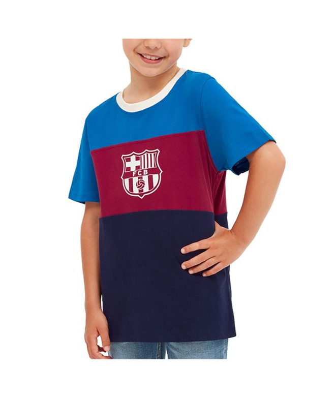 Camiseta F.C.Barcelona Tricolor Escudo Barça...