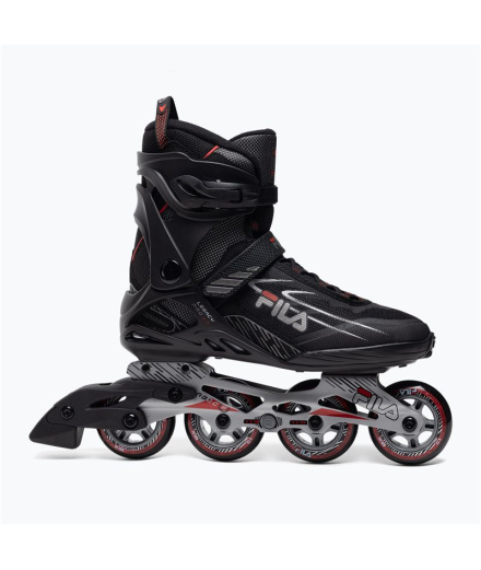 Patins em linha Fila Legacy Pro 80 Preto/Vermelho