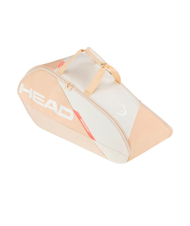 Bolsa Saco de raquetes Tênis Head Tour, cor coral.