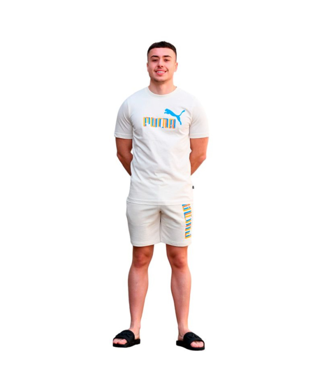Pantalones Puma Daily 3.0 Hombre Blanco
