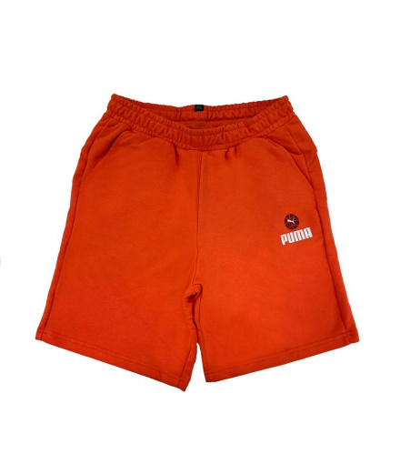 Pantalons orange Puma Blank Enfant