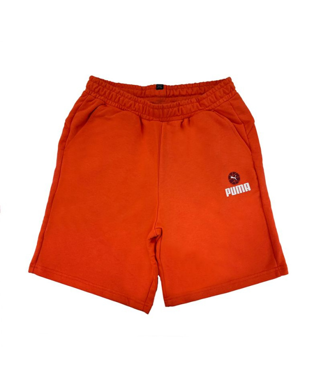 Calça Infantil laranja Puma Blank