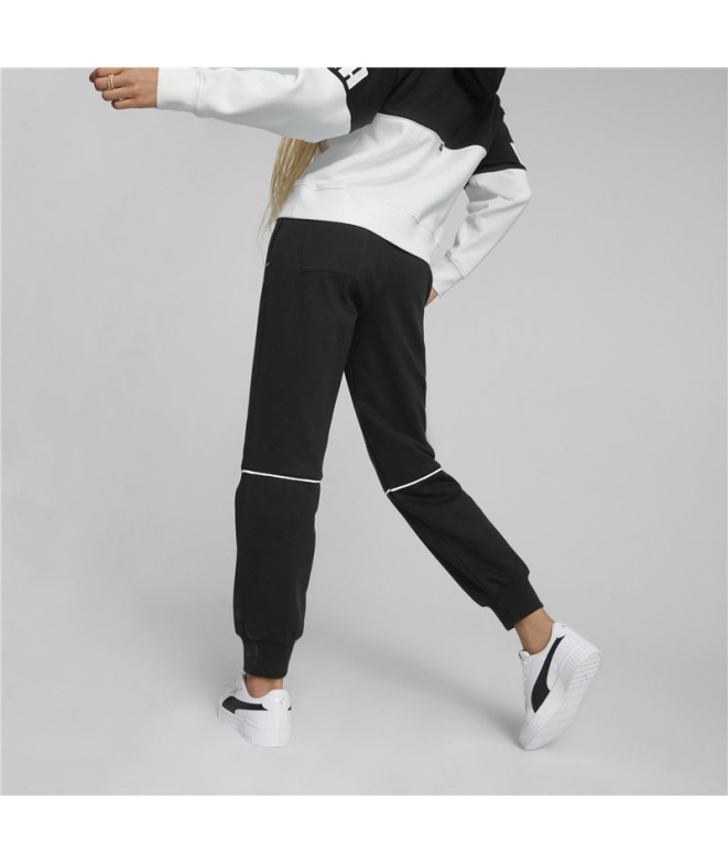 Pantalons Puma Power Colorblock Noir Femme
