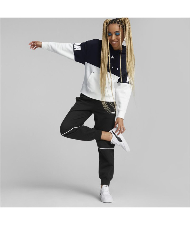 Pantalons Puma Power Colorblock Noir Femme