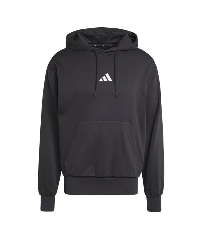 Sudadera adidas Feelcozy Hd Hombre Negro/Blanco