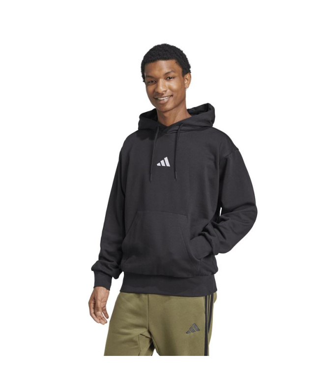 Moletom Homem adidas Feelcozy HD, preto/branco