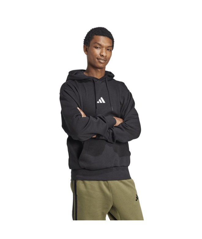 Moletom Homem adidas Feelcozy HD, preto/branco