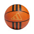adidas 3Stripes Rubber X3 Balle Bbanat Basket-ball Noir/Dormet