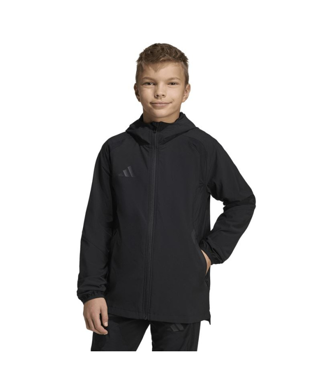 Chaqueta de Fútbol adidas Tt Wb Infantil Negro
