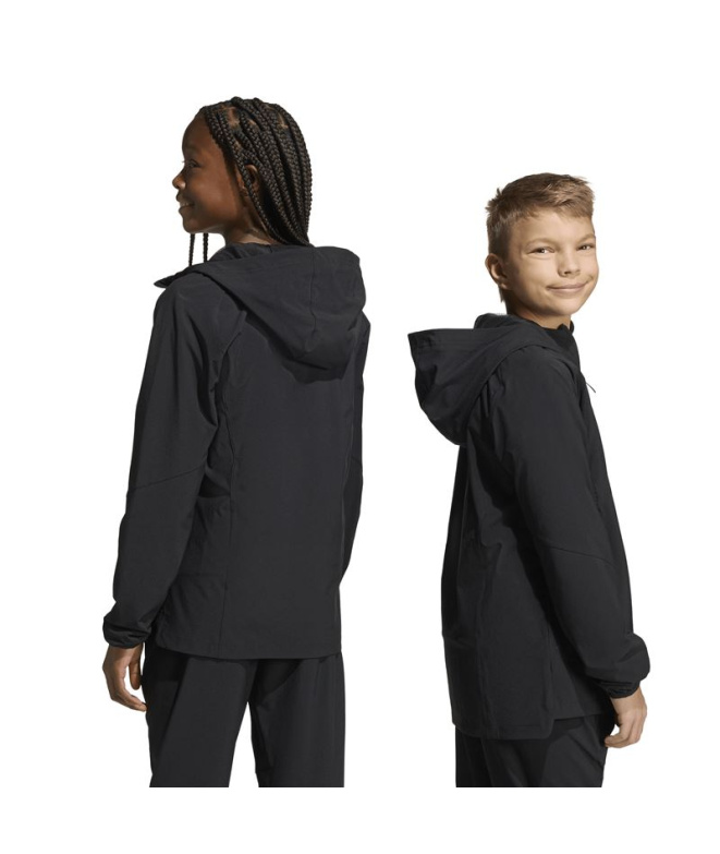 Chaqueta de Fútbol adidas Tt Wb Infantil Negro