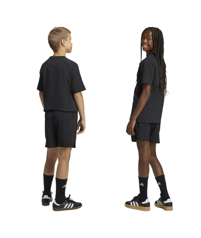 Pantalones de Fútbol adidas Tt Infantil Negro