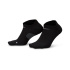 Chaussettes Running Running Nike mi-lourdes, noir/gris fumé/blanc