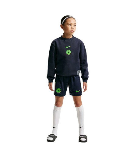 Moletom Futebol Nike Eh Club Flc Crew Ls Infantil cor...