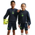 Sudadera de Fútbol Nike Eh Club Flc Crew Ls Infantil Obsidiana/Verde