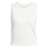 T-shirt adidas Soft Lux Femme , couleur blanc cassé