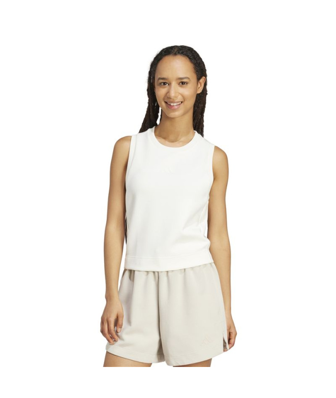T-shirt adidas Soft Lux Femme , couleur blanc...