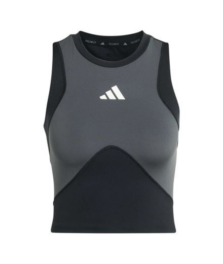 Camiseta Tirantes de Fitness adidas Tf Cb Mujer Negro/Carbon