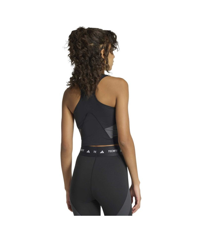 T-shirt Fitness Femme adidas TF CB Noir/Carbone