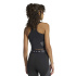 Camiseta Mulher adidas TF CB para Fitness , preta/carbono