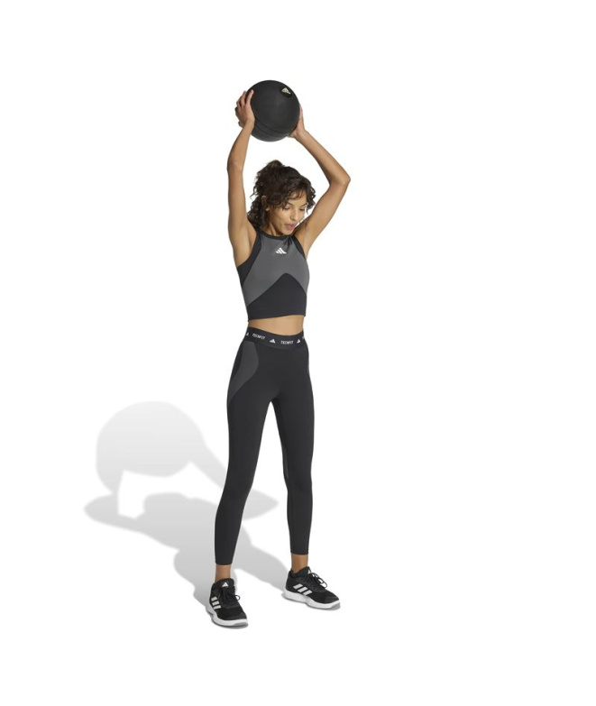 T-shirt Fitness Femme adidas TF CB Noir/Carbone